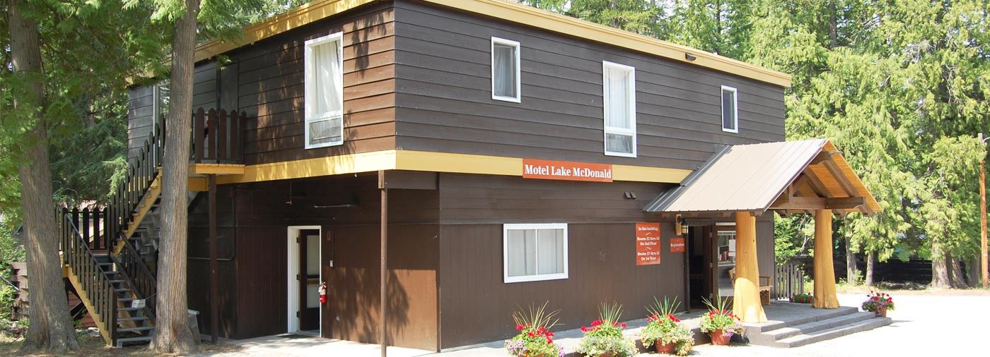Motel Lake Mcdonald Уэст-Глейшер Экстерьер фото